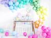 Balony Pastelowe Fioletowe Urodziny 12Cm 100Szt.