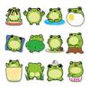 Paper Memo Pads 12Pcs/Set Cartoon Animal Self-Stick Note, 30 Sheets/Pad Self-adhesive Note Pad, Cat Pattern Notes Super Sticking Power Post