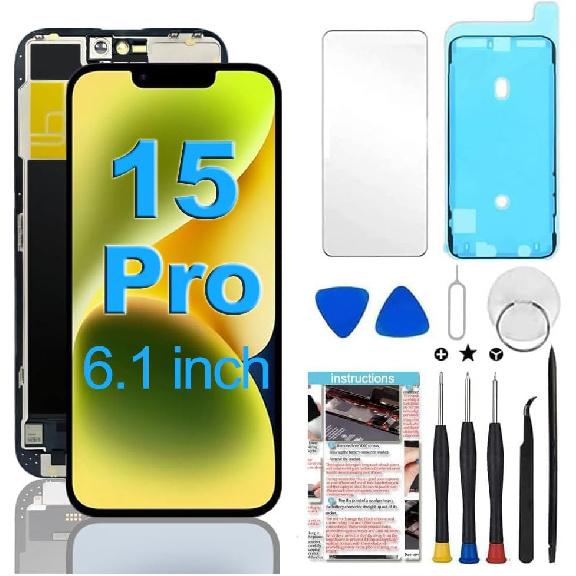 for iPhone XR Screen Replacement 6.1 inch,LCD Display Touch Screen Digitizer Assembly with Repair Tools, Compatible with Model A1984, A2105, A2106,