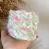 DIY Knitting Wool Soft Mixed Yarn Knitting Scarves Multi-Color Mix Weaving Mixed Floral Cute Knitting Pastoral Style 50g