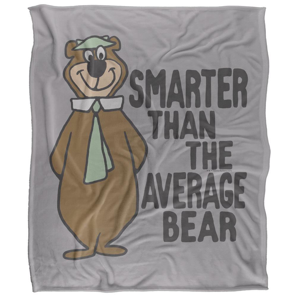 Yogi Bear Smarter Than Average Blanket
