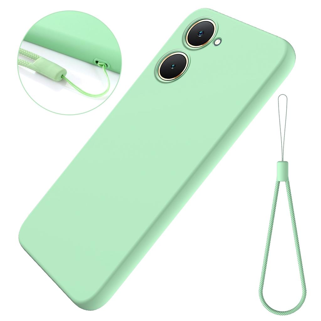 For vivo Y18 / Y18e 4G Solid Color Liquid Silicone Dropproof Full Coverage Protective Case