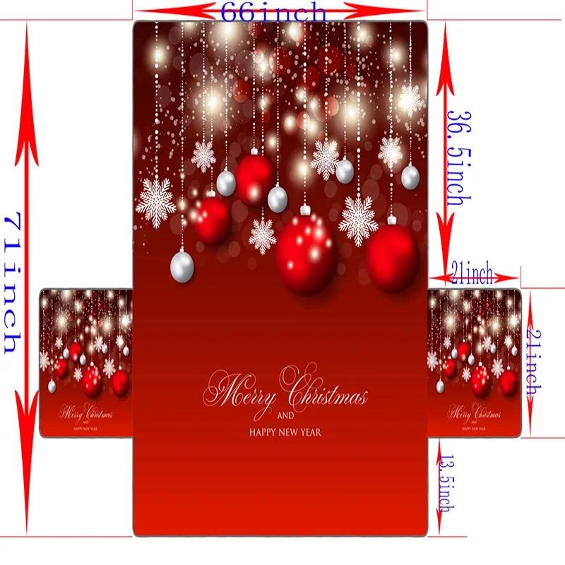 Christmas Decor Festive Living Room 1/2/3/ Seater Sofa Slipcover 3D Digital Pattern Couch Mat Sofa Covers Dropshipping