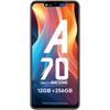 Smartphone Pas Cher Itel A70 12GO+256GO Écran 6.6" 120hz 5000mAh Telephone Portable Android 13 13MP Dual SIM 4G/GPS Bleu