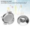 2.8L Grease Container 304 Stainless Steel Oil Filter Pot Sturdy Oil Storage Tank  Fryer Oil Storage