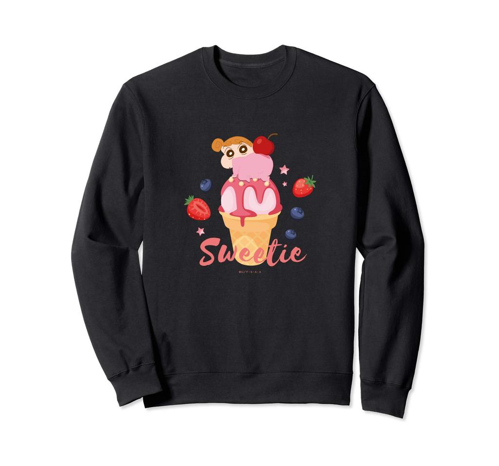 Crayon Sunflower and Ice Cream Tea Time Sweatshirt Shin-chan Shin-chan