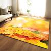 Maple Leaf Living Room Carpet Bedroom Dining Room Floor Mat Pattern Size