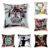 J-Jean M-Michel B-Basquiat Art Pillow Case Square Double‑Sided Print Cushion Case For Sofa Home Bedchamber Decor Gift