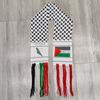 Flag Palestine Gaza Printing Polyester Scarf Outdoor Use Fan Football Souvenir