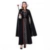 M-XXL Halloween Medieval Queen Cape Cosplay Costume Vintage Court Style Performance Outfit