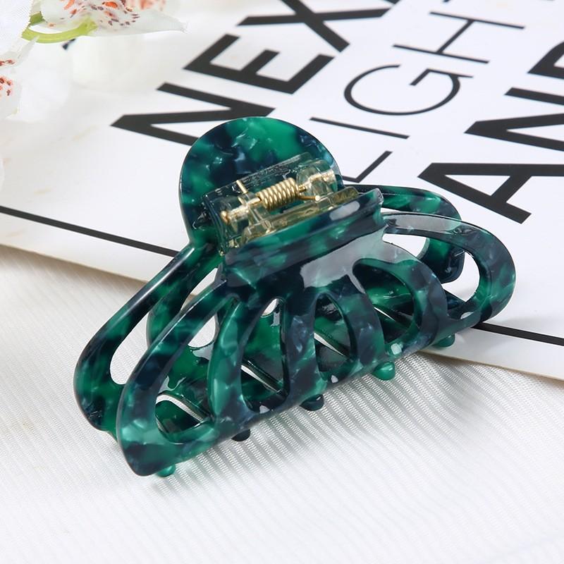 

Женские аксессуары для волос Модные ацетатные заколки-крабы с вырезами Разноцветные заколки-крабы в виде полумесяца для хвостика для девочек