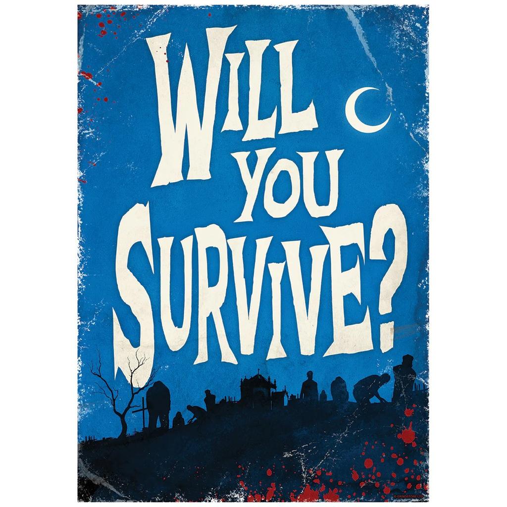 Grindstore Will You Survive? Horror Poster