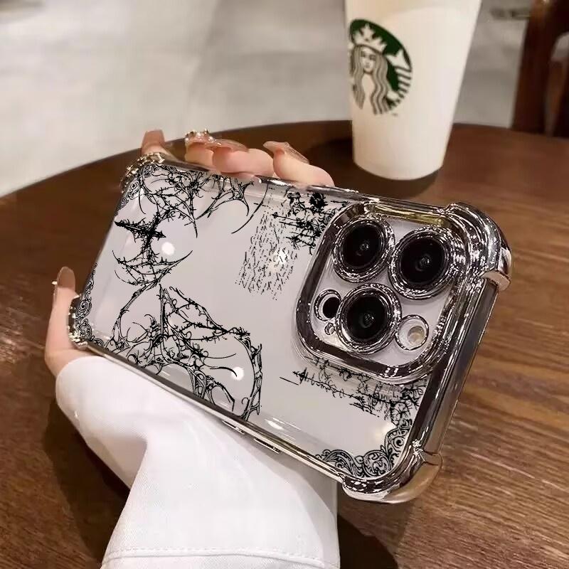 Dark Gothic Cross Mark Case For Huawei Honor X8D X5C X9D X9B X9A X8C X7A X8A X8B X6C X6A X8 400 Pro Magic 7 Lite 50 P30 Lite