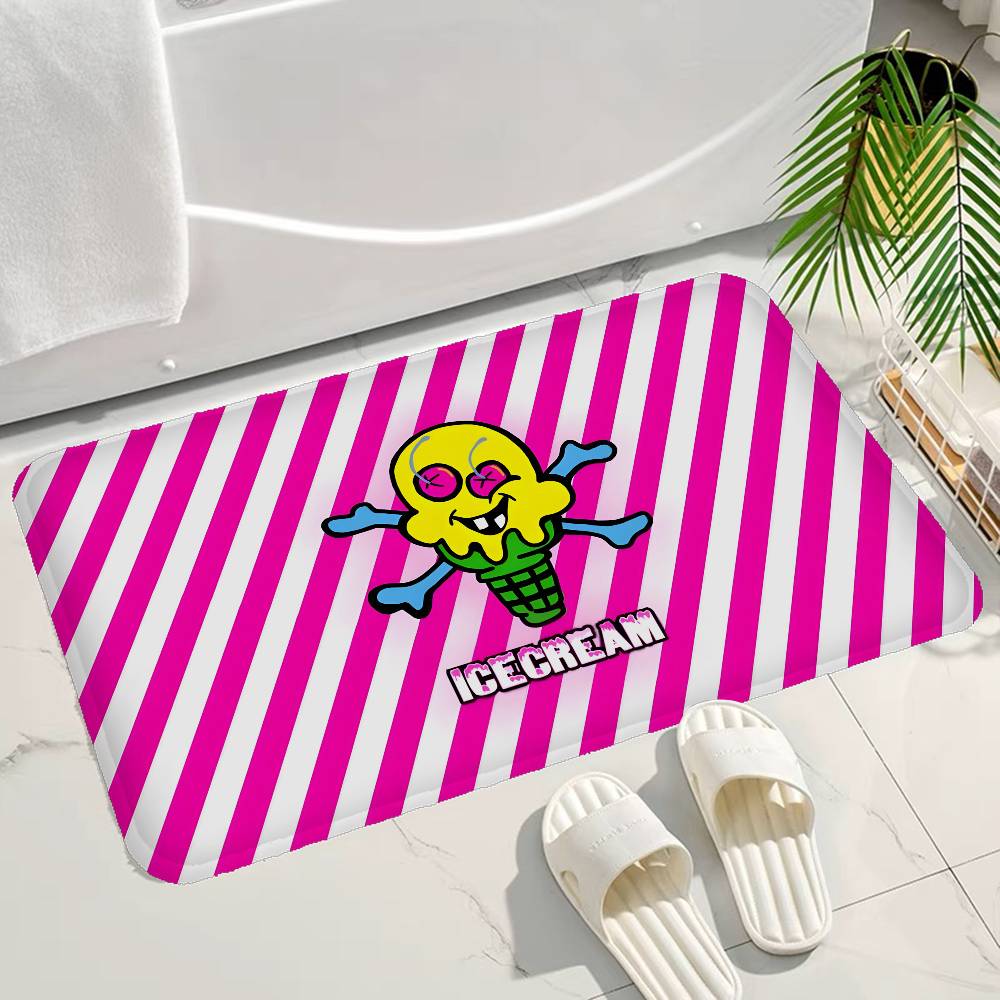 B-Billionaire Boys Club Fashion Bathroom Mat Anti-slip Absorb Water Long Strip Cushion Bedroon Mat Welcome Doormat