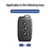 Southeast V3 Lingyue Car Key Cover: Metal Shell & Leather Lanyard - Luxury Car Accessory for Men