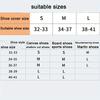 2pcs Waterproof Non-slip Silicone Shoe High Elastic Wear-resistant Unisex Rain Boots for Outdoor Rainy Day Reusable Shoe Cover