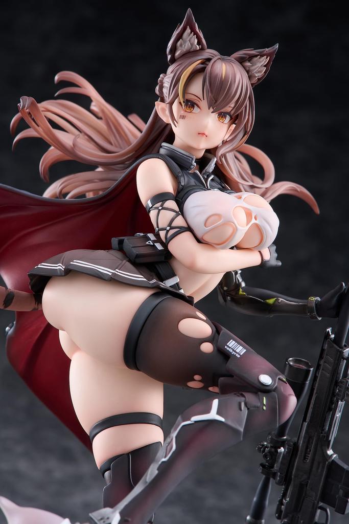 QIANQIU Ijuu Senki Series Sniper Jaktprinsesse Skala PVC Komplett Figur 1/7 Ferdigmalt