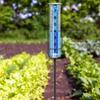 Outdoor Rain Gauge with Stake Water Rain Meter Adjustable Height Freeze Proof Rain Gauge Large Numbers for Garden Lawn Yard