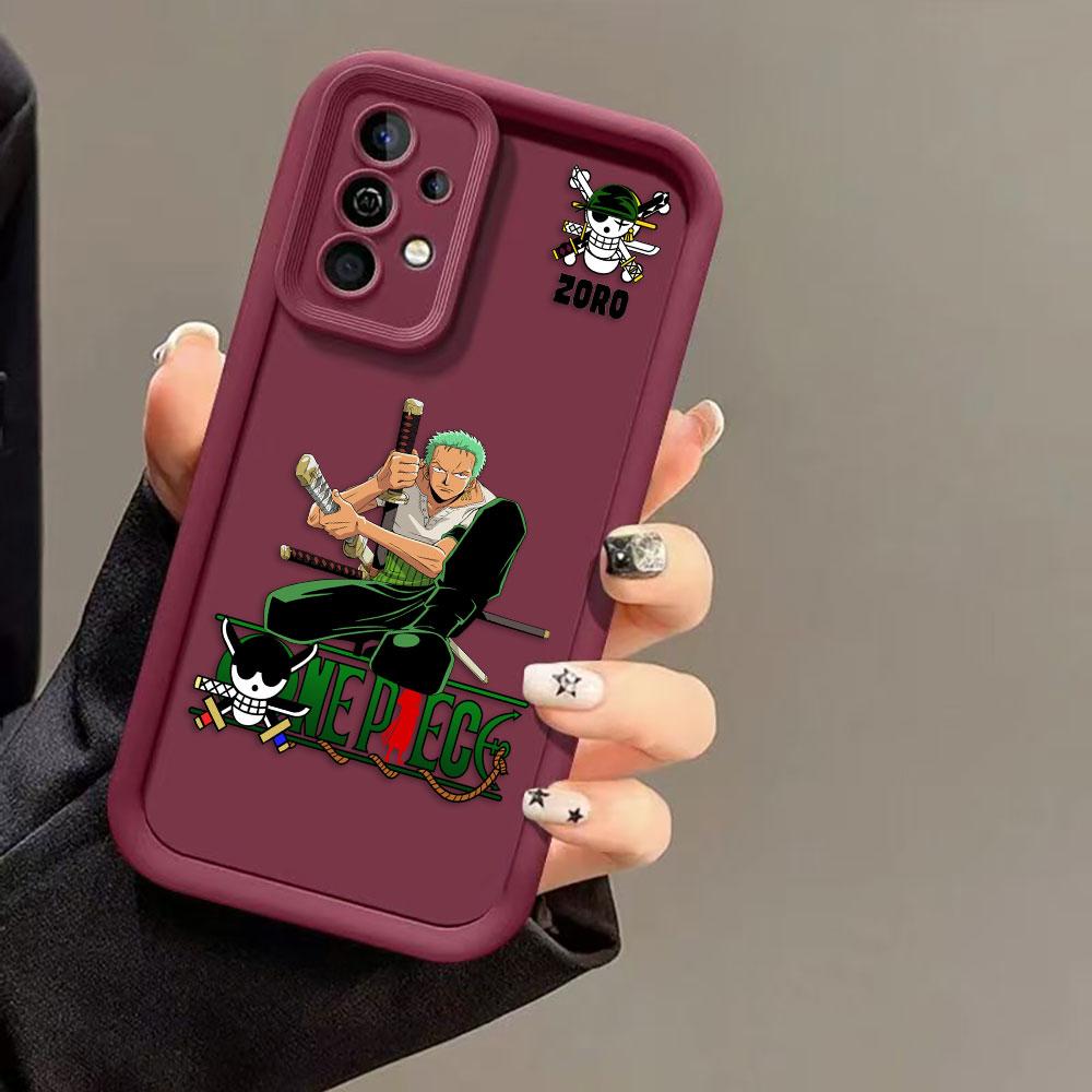 O-One P-Piece ZORO Nami Phone Case For Samsung A07 A70 A03 A03S A04E A05 A05S A06 A11 A12 A04 M15 M31 M34 M51 M54 NOTE 20 Case