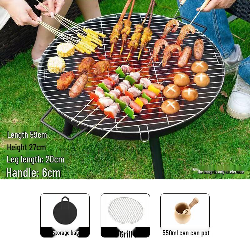 Large Multifunctional Tea & Warming Stove Set with Grilling