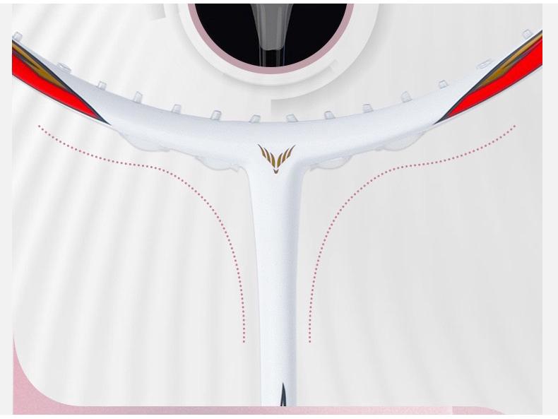 Authentisches Vollcarbon-Badmintonschläger - Ultraleicht, Hohe Bespannhärte, Langlebig für Anfänger & Profis