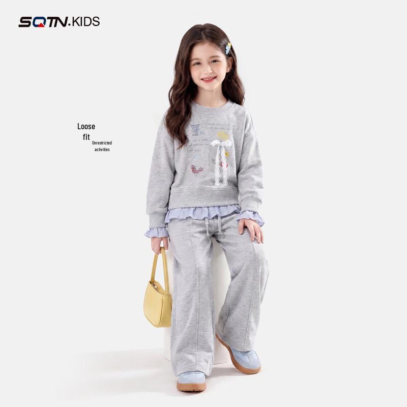 Magic Childhood Girls' Stylish Spring Autumn Sweatshirt Set
