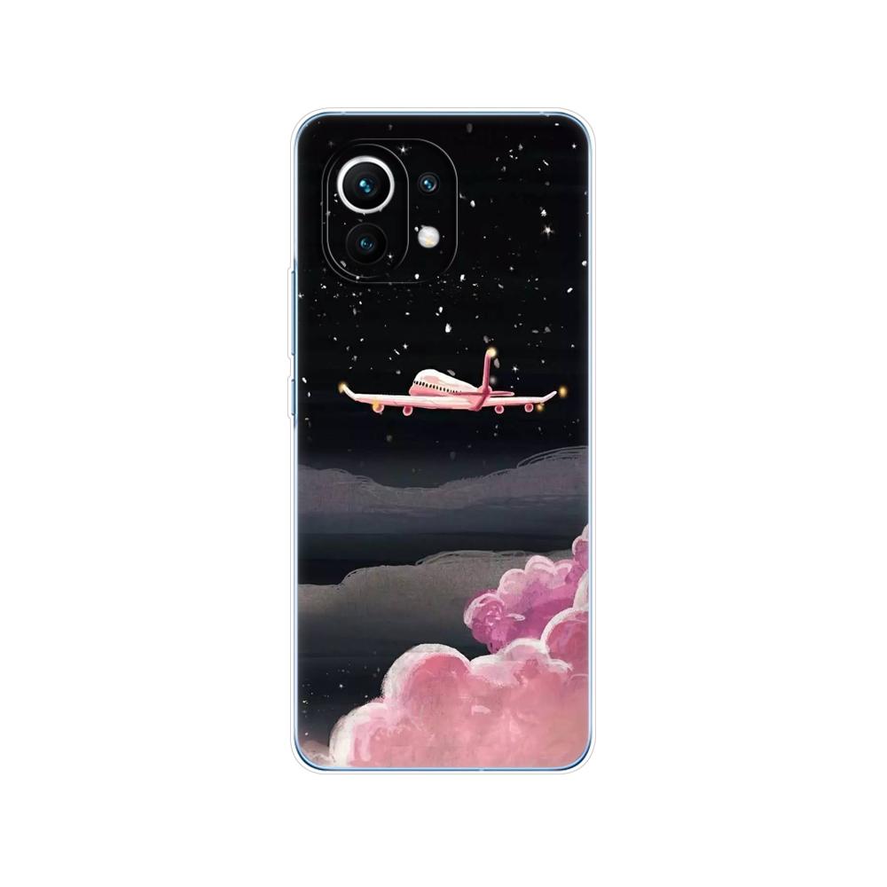 Für xiaomi Mi 11 | Mi 11 Lite 4G 5G NE| Mi 11i | Mi 11 Ultra Hülle Rückseite xiaomi11 i 11Lite Telefonhülle Xiomi Mi11Lite Silikon TPU