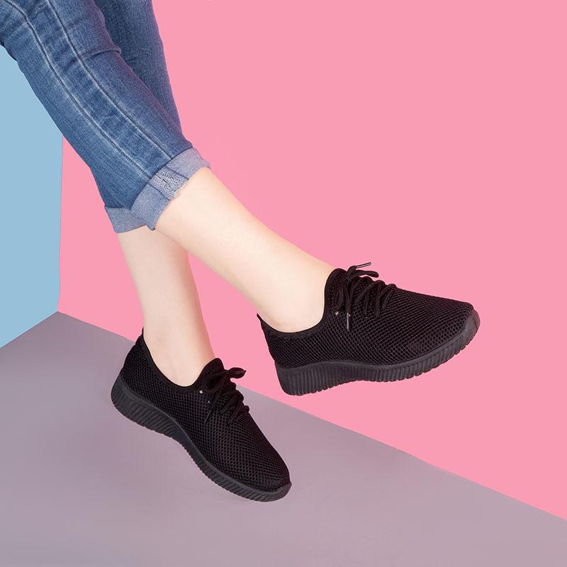 Tenis Feminin Women Sneakers Ladies Sports Black Shoes Trainers Casual Shoe Woman Baskets Cheap Femme Dames Black Mujer