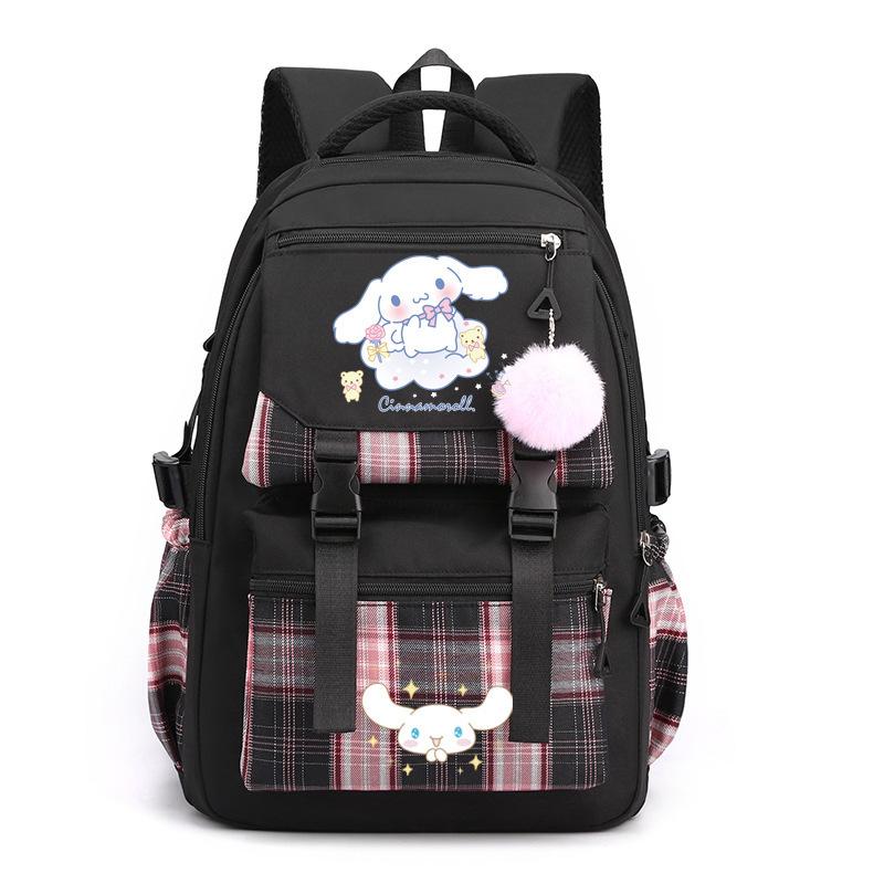 School Bag For Primary School Students Cute Cartoon Girl Jk Backpack Japanese Junior High School Students Backpack For Women Send hair ball