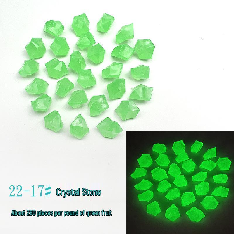 Colorful Luminous Plastic Stones: Children's Gemstone Digging Game & Fish Tank Decoration