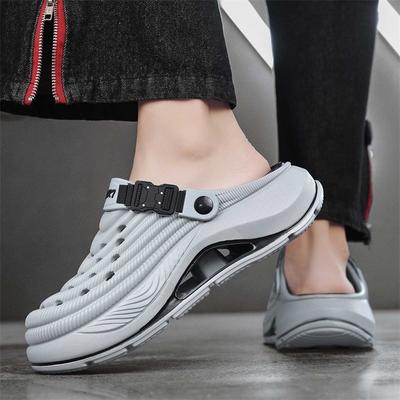 Lochschuhe Herren Sommerkleidung Strand Rutschfeste Dicksohlige Hausschuhe Herren Outdoorsandalen