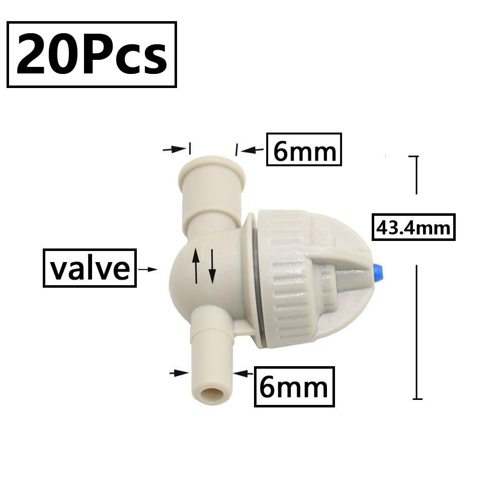 

20pcs Garden Water Mist Sprinkler Greenhouse Hang Anti Drip Misting Nozzle Atomization Irrigation System Humidification Cooling