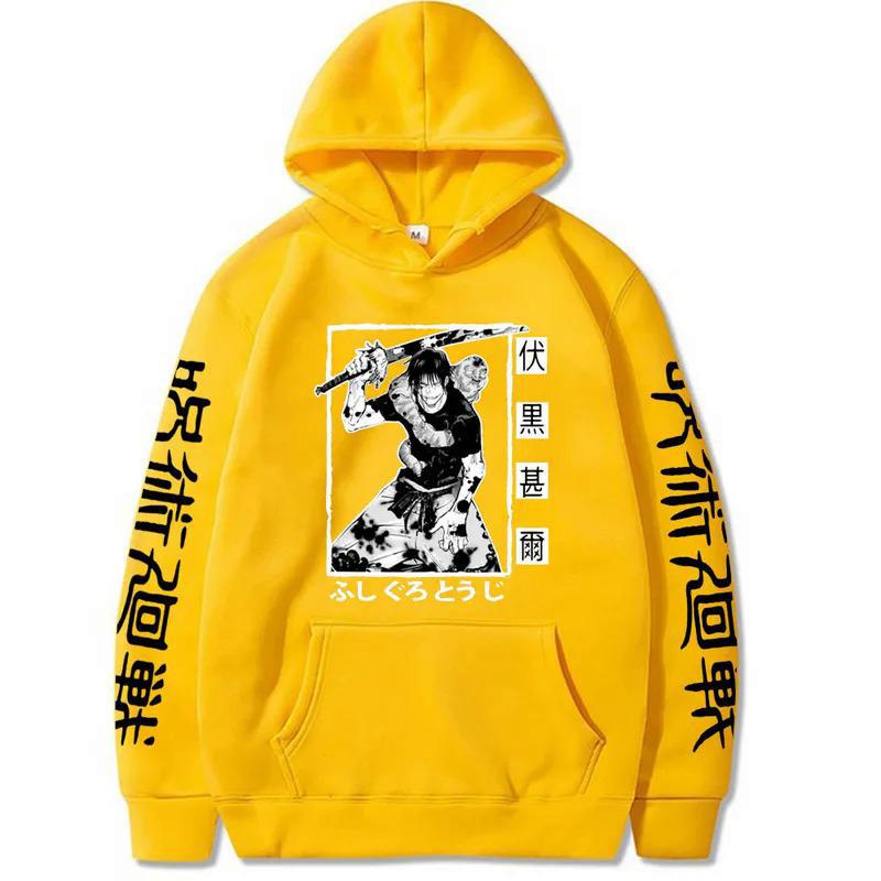 

Аниме Магическая битва Фушигуро Тодзи Толстовки Осень Зима Флис Уличная одежда Топы XXXL