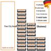 German Hanchih Men's Orange Black Five-Layer Manual Razor