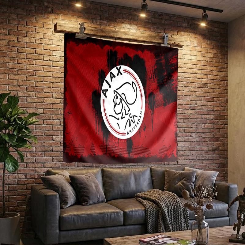 Bold Ajax Amsterdam Spirit Tapestry Playroom Tapestry, Accessories for Bedroom,Livingroom, Dormitory Room Wall Decor Fan Birthday Gifts