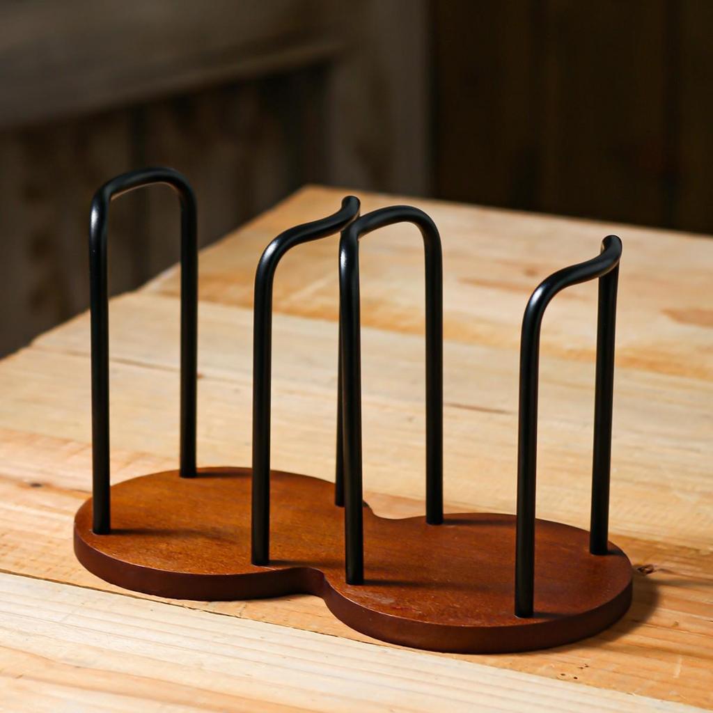 Acrylic Desktop Cup & Straw Holder - Coffee & Tea Storage Shelf