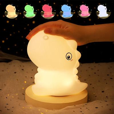 LED Silikon Nachtlichter für Baby Kinderzimmer Kinder Schlafzimmer Weiches Dinosaurier Nachtlicht Dekoration