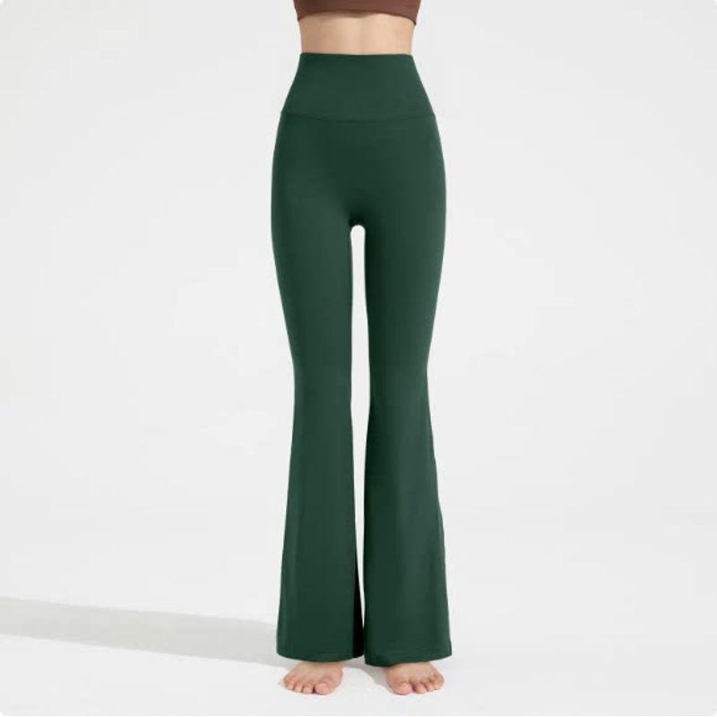 Sexy Milk Brown High Waist Hip Lift Micro-Pull Fitness Trousers