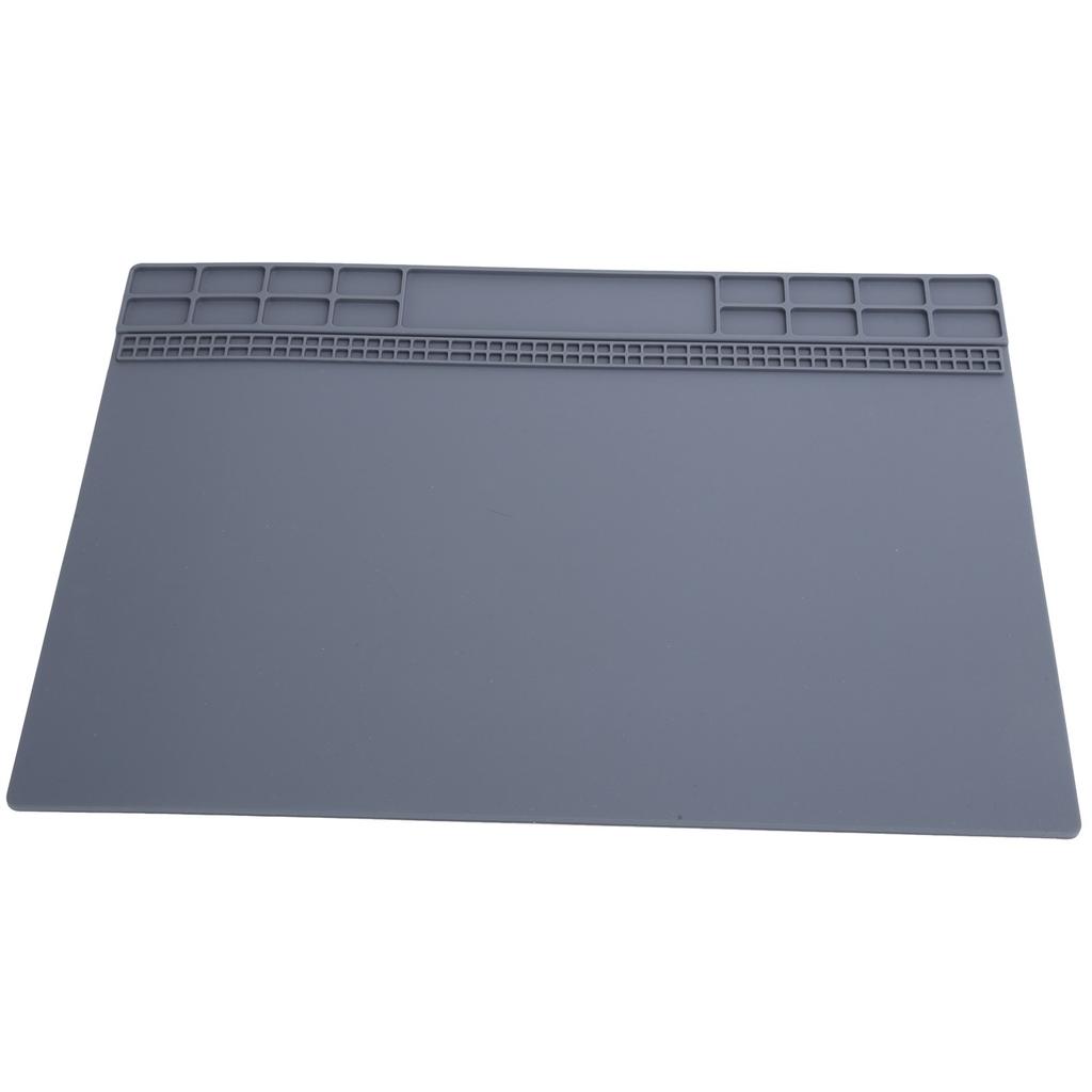 Rubber Mat Non Slip Watch Repair Table Pad Watchmaker Maintenance Accessory Gray