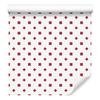 White Dots Wallpaper, Free Layout for Living Room and Bedroom 50x1000