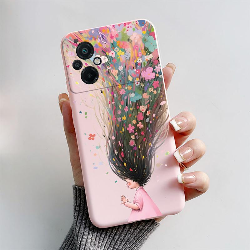 For Xiaomi Poco M4 M5 M5S Phone Case Cute Popular Butterfly Astronaut Soft Silicone Bumper For Poco M5 M 5 S M4 Back Cover Shell