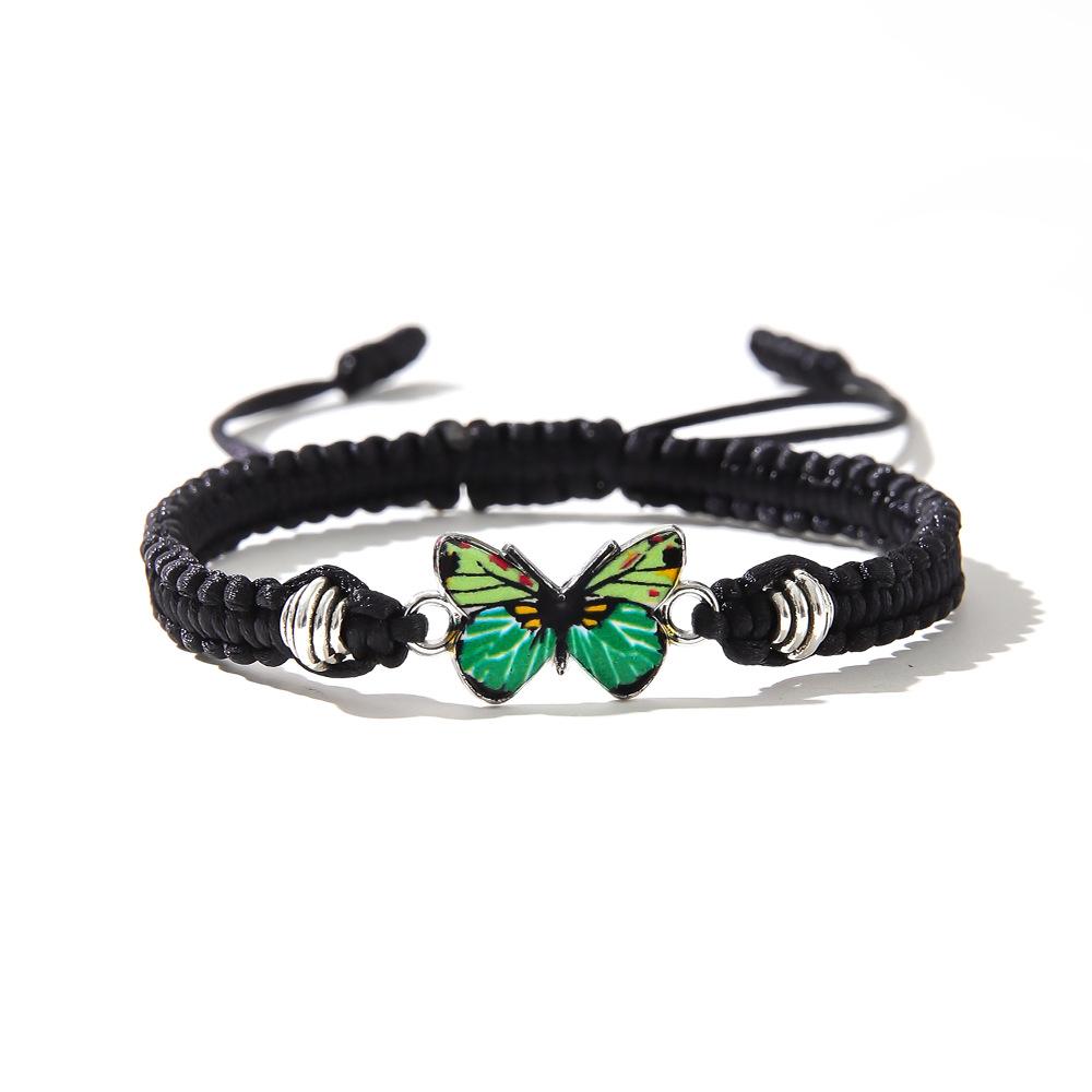 New Bohemian Butterfly Bracelet Summer Beach Handwoven Adjustable Animal Bracelet