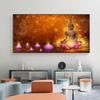 Golden Buddha Paintings Wall Art Posters and Prints Buddhism Canvas Painting Religious Pictures Living Room Home Decoration