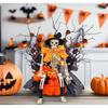 Halloween Skeleton Skeleton Pumpkin Window Display Easter Party Horror Atmosphere Skeleton Twig Decoration