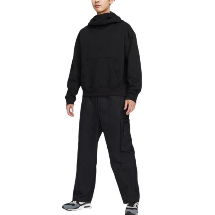 Nike Therma-Fit Tech Fleece Hoodie Men Tops Black FB7828-010