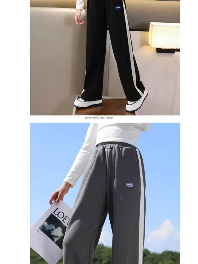 Girls' Wide-Leg Drape Sweatpants - 2023 Spring/Autumn Collection for Older Kids