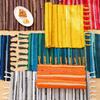 Covor de Dormitor din Bumbac Tesut Manual cu Dungi Covoraș de Baie Covor Geometric Moale Colorat Preș de Intrare Pad Decor Estetic pentru Cameră de Casă