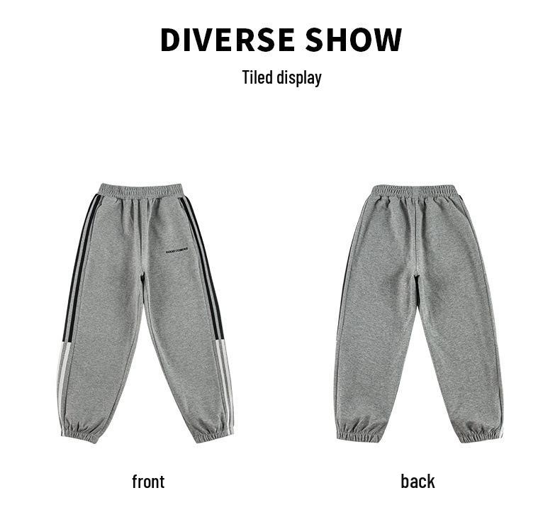 Spring & Autumn 2023 Boys' Casual Korean-Style Sports Pants - Available In Medium and Large Sizes