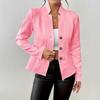Jacket Long Sleeved Ladies An Elegant Single Breasted High Necked Jacket Suitable For Casual Wear In Spring And Autumn