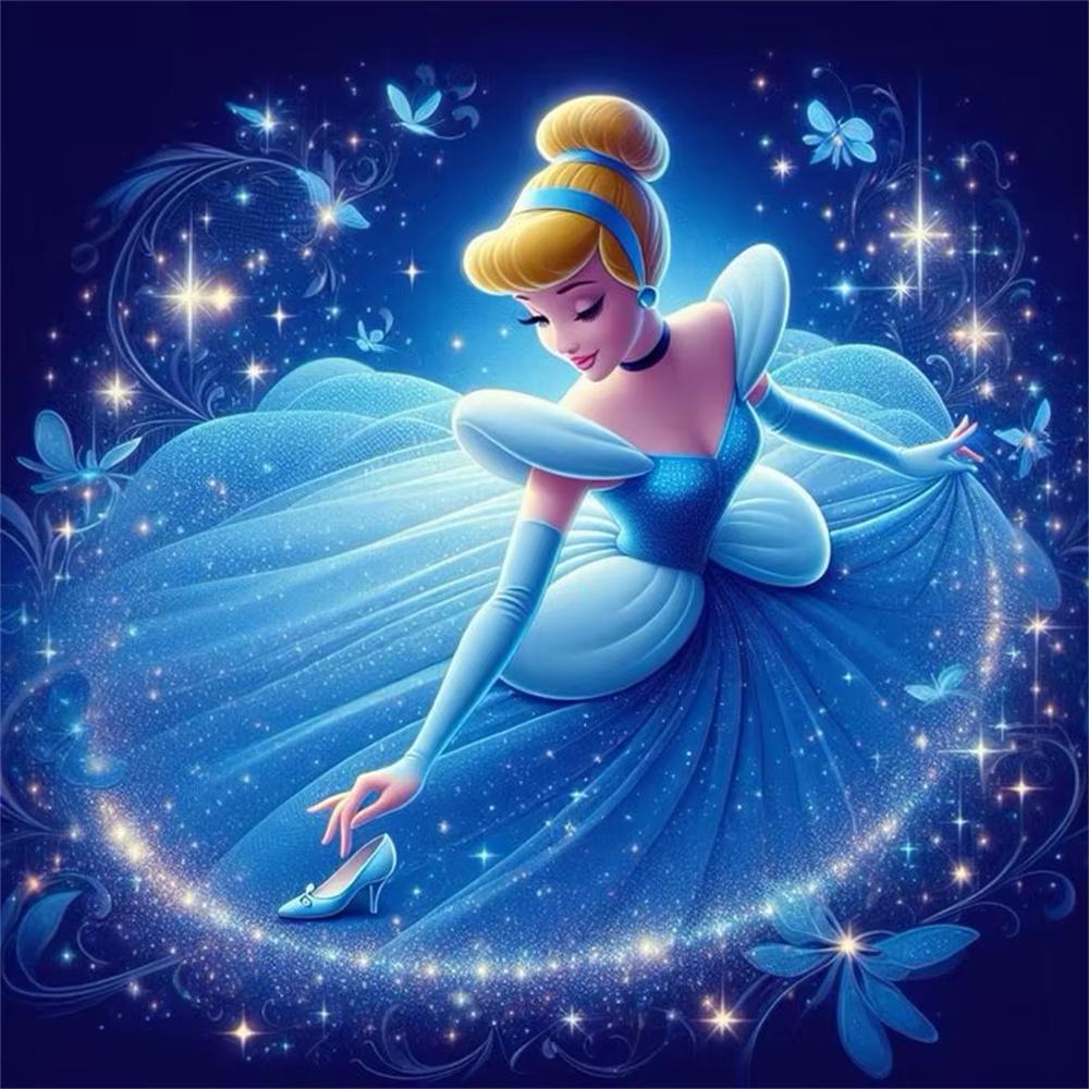 Disney IP Collection Diamond Painting Full of Diamonds DIY Diamond Embroidery Cartoon Decorative Painting Material Package